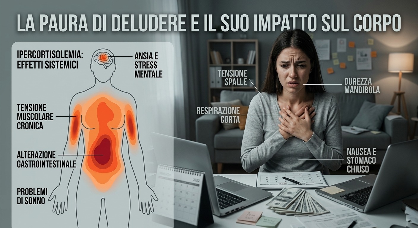 La paura di deludere e il suo impatto sul corpo